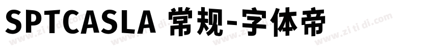 SPTCASLA 常规字体转换